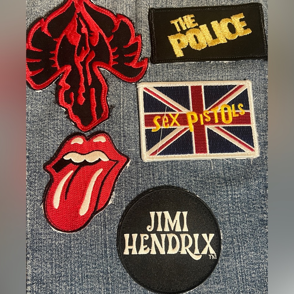 Set of 5 Vintage Patches